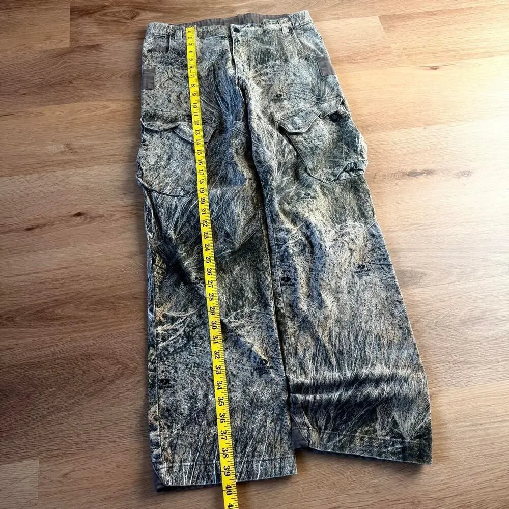Magellan Mossy Oak Baggy Camo Cargo Pants Size M Utility Hunting Workwear